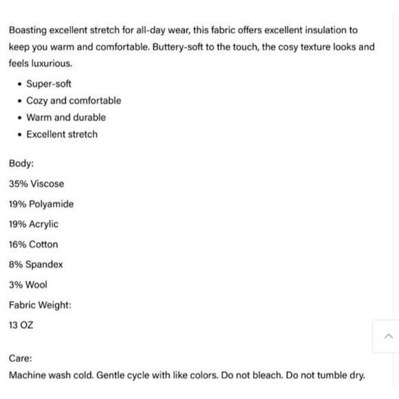 OGL FuzzLuxe Wool Blend High Waist Straight Leg Pull On Pants Beige Size Medium - Picture 6 of 7